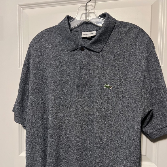Navy Blue/Gray Short Sleeve X-Large Lacoste Shirt - Picture 1 of 1